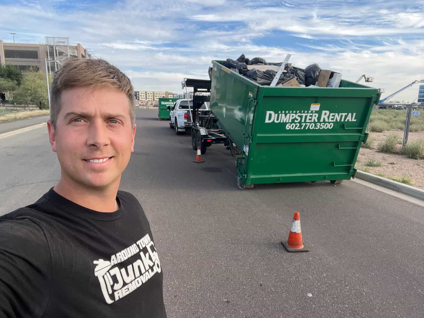 If you're in Tatum Highlands, AZ, and need a dumpster